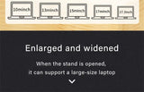 portable adjustable laptop stand with heat dissipation