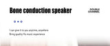 bone conduction wireless speaker with sucker mount