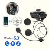 motorcycle bluetooth helmet headset 5.3