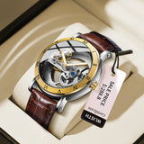 golden bridge skeleton automatic men's 