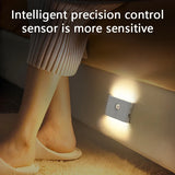 Hands-Free LED Night Light smart glow wall lamp with sensitive motion sensor precision control for hallway and bedside lighting