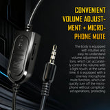 wired headset with mic for PS4 PS5 Xbox One and PC