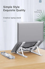 portable adjustable laptop stand with heat dissipation