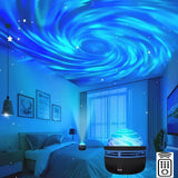 star galaxy ocean wave projector night light for bedroom