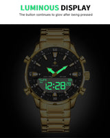 WWOOR Mens Luxury Digital