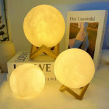 LED moon night light for kids bedroom