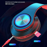 wireless bluetooth gaming headset with microphone