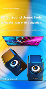 USB powered desktop computer speakers