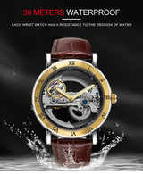 golden bridge skeleton automatic men's 