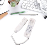 corded wall mount landline telephone with mute and redial