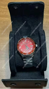 unisex red fashion wristwatch gift