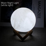 LED moon night light for kids bedroom