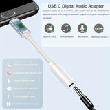 USB C to 3.5mm aux audio adapter