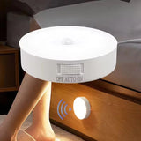 Alt Tag: Motion Sensor LED night light under bed with auto on/off switch, warm glow for hallway and bedroom safety lighting
