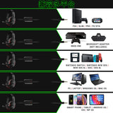 3.5mm wired gaming headset with microphone