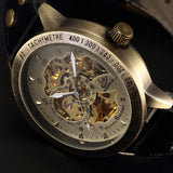 men's waterproof automatic mechanical watch