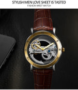 golden bridge skeleton automatic men's 