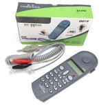 battery-free corded test telephone with caller ID