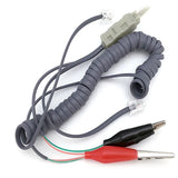 battery-free corded test telephone with caller ID
