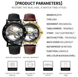 golden bridge skeleton automatic men's 