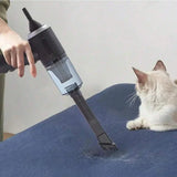 Alt Tag: 120W cordless handheld vacuum cleaner for home and car cleaning pet hair from sofa with crevice brush attachment
