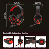 wired gaming headset with noise cancelling mic