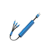 portable telescopic 3-in-1 charging cable