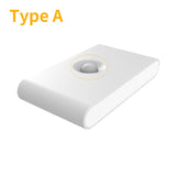 Alt Tag: Hands-Free LED Night Light Type A smart glow night lamp, white ABS motion sensor LED night light for hallway, bedroom, stairs