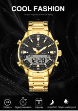WWOOR Mens Luxury Digital