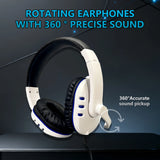 wired headset with mic for PS4 PS5 Xbox One and PC