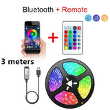 bluetooth app controlled 5050 RGB LED strip lights