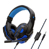 wired gaming headset with noise cancelling mic