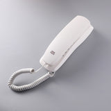 corded wall mount landline telephone with mute and redial