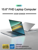 15.6 inch portable laptop 32GB RAM 2TB SSD Windows 11