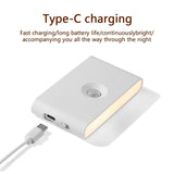 Hands-Free LED Night Light with Type-C charging, rechargeable smart glow night lamp for bedroom hallway, long battery life