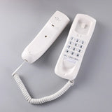 corded wall mount landline telephone with mute and redial