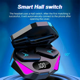 X15 TWS Bluetooth gaming earbuds with LED display