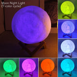 LED moon night light for kids bedroom
