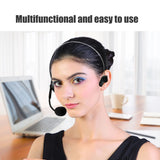 call center telephone headset with dial pad