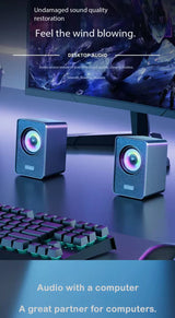 USB powered desktop computer speakers