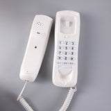corded wall mount landline telephone with mute and redial