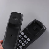 corded wall mount landline telephone with mute and redial