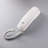 corded wall mount landline telephone with mute and redial