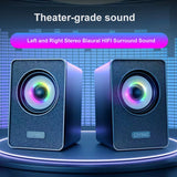USB powered desktop computer speakers