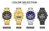 WWOOR Mens Luxury Digital