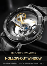 golden bridge skeleton automatic men's 