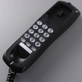 corded wall mount landline telephone with mute and redial