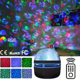 star galaxy ocean wave projector night light for bedroom