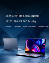 15.6 inch laptop Intel Celeron N5095 16GB RAM