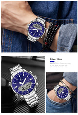 WWOOR Mens Luxury Digital